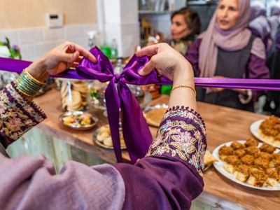 Big News cooking at Roshni Kitchen!